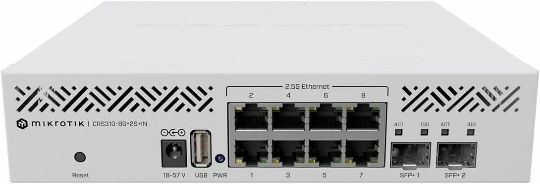 MIKROTIK SWITCH CRS310-8G+2S+IN