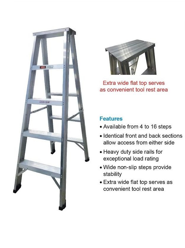 IDSL4 (4+4 STEP) IMAARA DUAL STEP LADDER