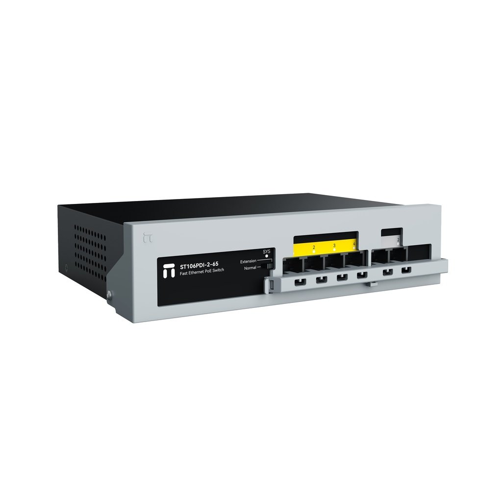 Netis ST106PDI-2-65 | 4-Port Fast Ethernet PoE Switch – Smart 65W Power Networking Solution