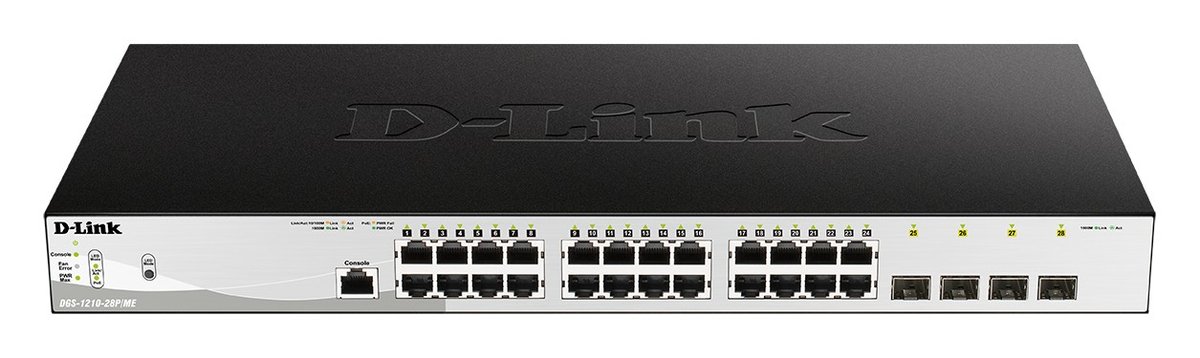 D-Link 28-Port Layer2 PoE Gigabit Smart Managed (DGS-1210-28P/E)
