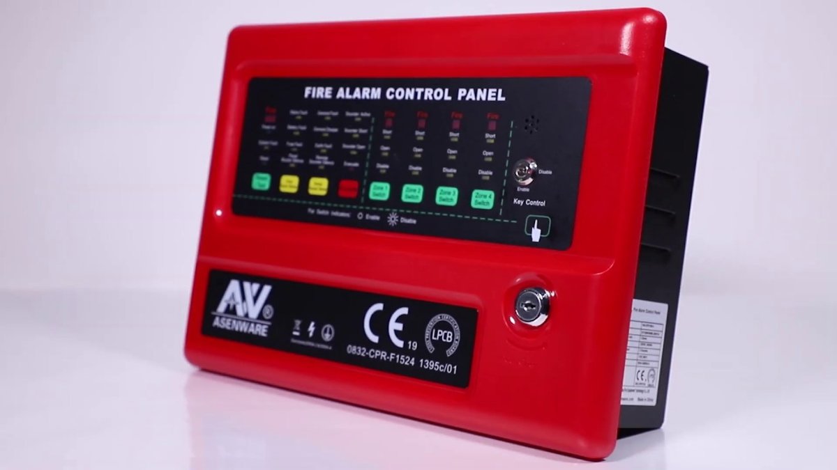 4 Zone conventional fire alarm panel