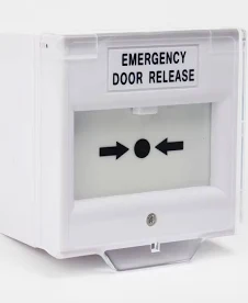 Emergency Break Glass Green Fire Alarm Exit Button