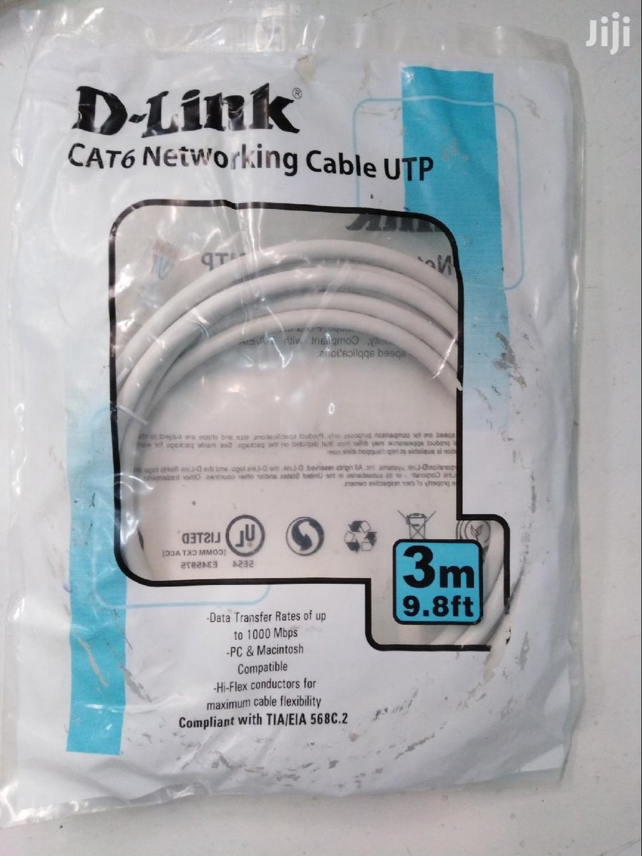 D-Link NCB-C6UGRYR1-3 Cat6 UTP Patch Cord 3M Grey