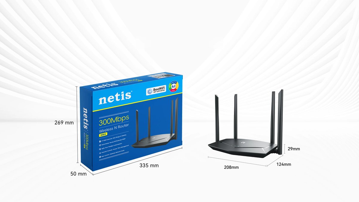 Netis NW4 300Mbps Wireless N Router