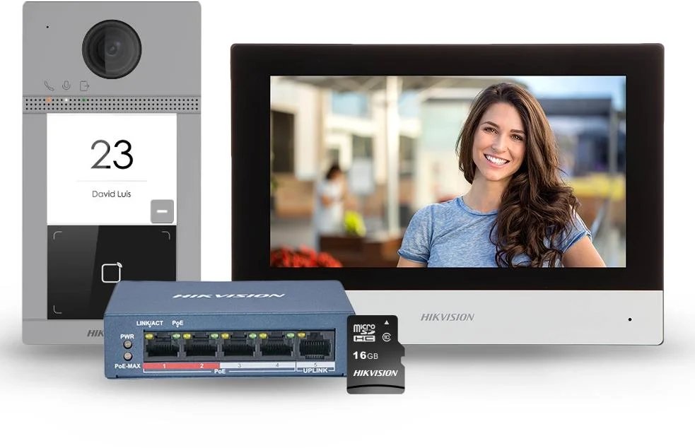 Hikvision DS-KIS604-S(C)IP Video Intercom Kit