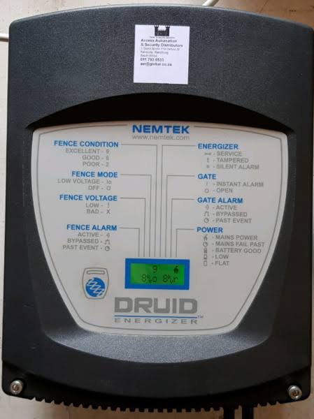 Nemtek Druid 15 LCD Electric Fence Energizer