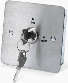 Door release override key switch