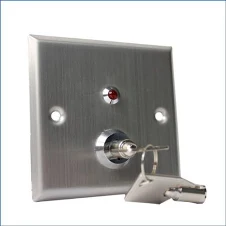 Door release override key switch